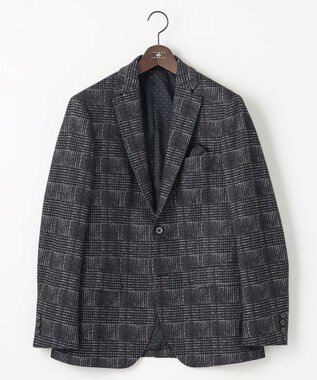 JOSEPH ABBOUD 【ストレッチ】フランネルジャージ ジャケット ワイン系4