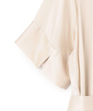 BEIGE， YEW / シャツワンピース Sand