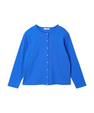 Green Parks リブカットカーディガン Blue