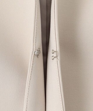 ANY L 【手洗い可/ストレッチ/セットアップ可】イージーケアジャケット ベージュ