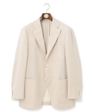 J.PRESS MEN 【SAFILIN】リネンキャンブリックワッフル ジャケット アイボリー系