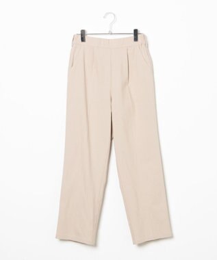 WEGO テーパードスラックスパンツ ライトベージュ