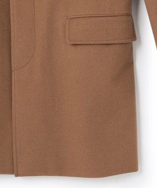 J.PRESS MEN 【LOROPIANA】ショートトップコート キャメル系