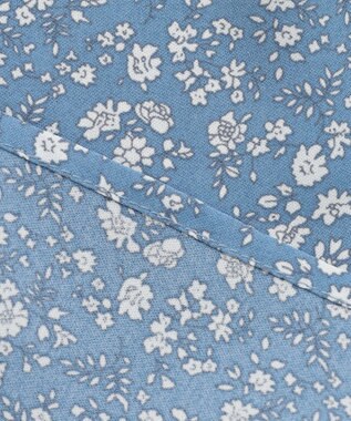 Feroux フラワープリントドロスト ワンピース ライトブルー