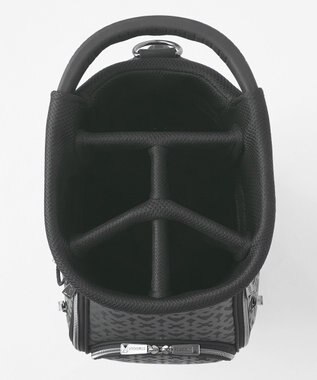 23区GOLF 【UNISEX】モノグラムライトキャディバッグ　ベテランゴルファーにもおすすめなモダンデザイン ブラック系5