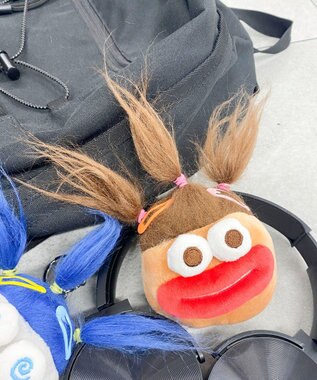 WEGO ギャルモンスターぬいキーホルダー ブラウン