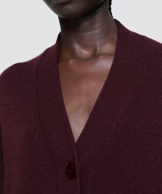 JOSEPH 【洗える】リュクスカシミヤカーディガン Maraschino