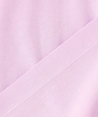23区 【洗える】プレミアムビオコットン ビッグシルエット ニット ライラック系