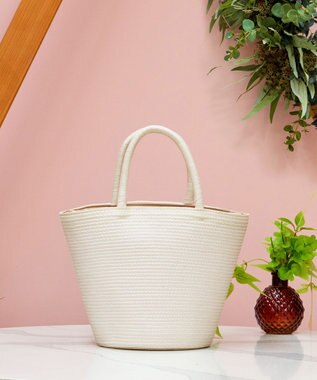 Tiaclasse 【新色追加】テーパードコロールバッグ ホワイト