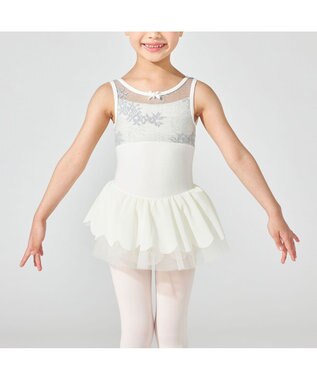 Chacott スカート付レオタード オフホワイト