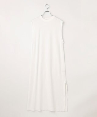 #Newans 【洗える】サーマルノースリーブワンピース ホワイト系