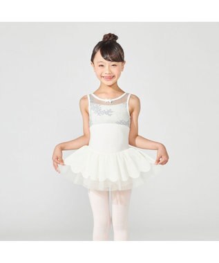 Chacott スカート付レオタード オフホワイト