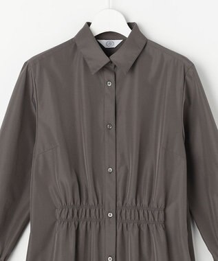 J.PRESS LADIES L 【WEB限定カラーあり】TC ライトタンブラー シャツワンピース スレート系