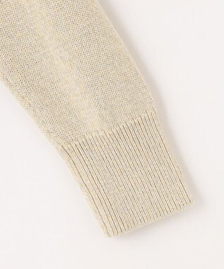 J.PRESS LADIES 【洗える】GIMA COTTON プルオーバー ニット ライトグリーン系