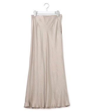 23区 【SACRA】アセテートサテン スカート [23区別注]ベージュ系