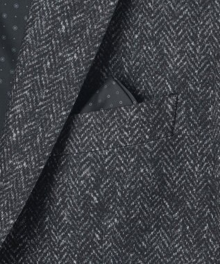 JOSEPH ABBOUD 【キングサイズ・ストレッチ】フランネルジャージ ジャケット グレー系7