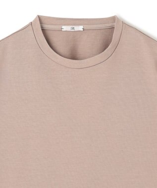 BEIGE， Organic Cotton / Cropped Short Sleeve T トップス Taupe