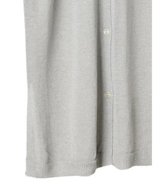 Green Parks 推しニット　ロング丈カーディガン Gray Mixture