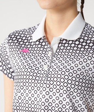 FILA GOLF／marie claire 【Kappa】半袖ポロシャツ ホワイト