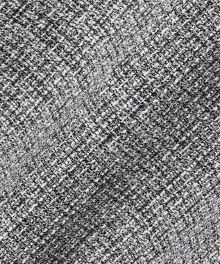 自由区 L 【17号サイズまで展開・カタログ掲載】ライトミックスツィードワイド パンツ グレー