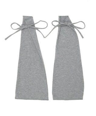 WEGO レースアップデザインレッグカバー グレー