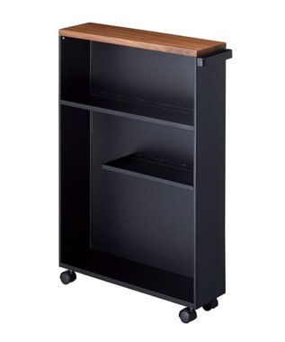 tower ハンドル付きスリムトイレラック タワー ブラック ブラック