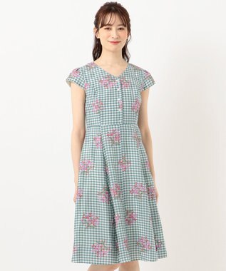 TOCCA 【洗える】MUGET ドレス サックスブルー系7