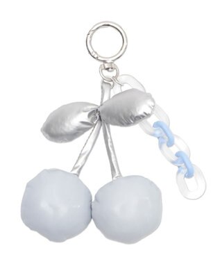 WEGO BIGチェリーチェーンキーホルダー サックス