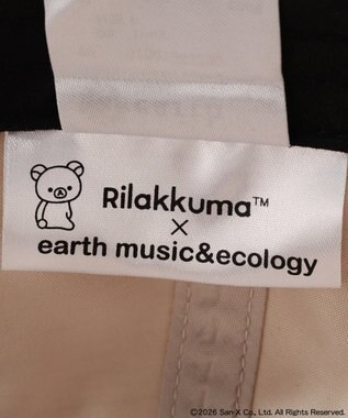 earth music&ecology 【予約】リラックマ×earth ワンポイント刺?キャップ アイボリー