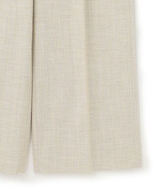 ICB 【洗える】Vi/Peブッチャー タックワイドパンツ トープ系