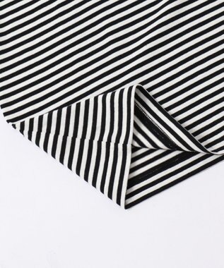 WEGO ワイドスリーブボーダーT（長袖） ブラックボーダー