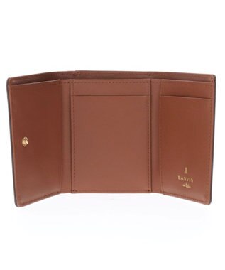 LANVIN en Bleu ヴィジュ 三つ折り財布 キャメル