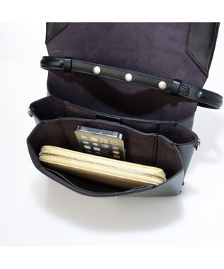 UNBILLION カカトゥ kakatoo / ソフトフラップ2wayハンドバッグ ブラック