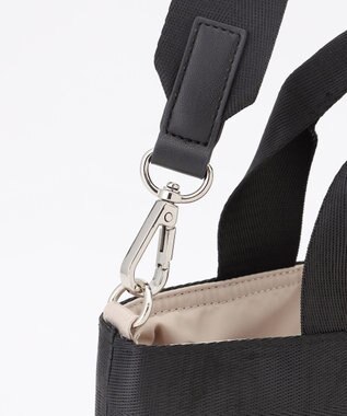 UNFILO ナイロン ミニトートバッグ ベージュ