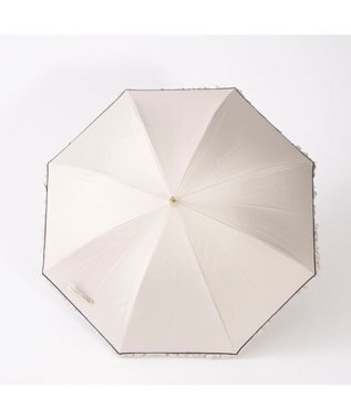 UNBILLION カシュネ cachenez / 【晴雨兼用】【日傘】 【UV カット率99.999.9％以上】PUヒートカットフリルバルーンショートパラソル ベージュ