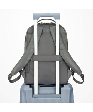 ACE BAGS & LUGGAGE W&.Day/Night ティルカ ラウンドリュック A4サイズ 14.0インチPC収納 19182 ダブルアンドデイナイト チャコールグレー