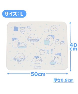 Mother garden しろたん 珪藻土 バスマット Lサイズ 50cm×40cm 日常柄