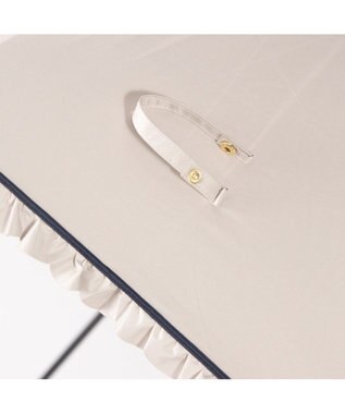 UNBILLION カシュネ cachenez / 【晴雨兼用】【日傘】 【UV カット率99.999.9％以上】PUヒートカットフリルバルーンショートパラソル ベージュ