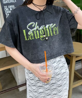 WEGO ヴィンテージウォッシュショートT スミクロ