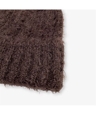 林八百吉商店 un chapeau ミンクケーブルワッチ ブラウン