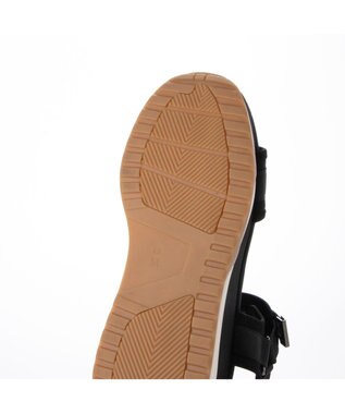 ing <ing>厚底スポーツサンダル ブラック