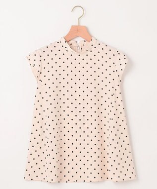 組曲 【WEB限定】ドットプリントデシン ボウタイ付きブラウス エクリュ×ブラック系5