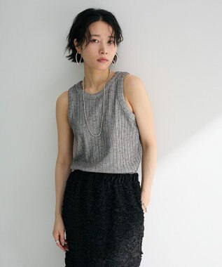 Green Parks メランジタンクトップ Black