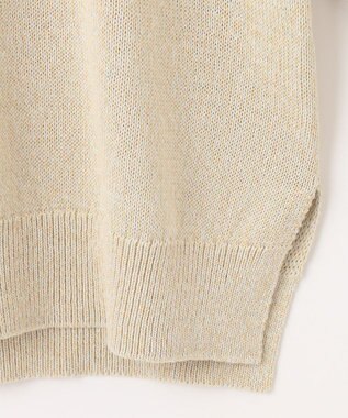 J.PRESS LADIES 【洗える】GIMA COTTON プルオーバー ニット ライトグリーン系