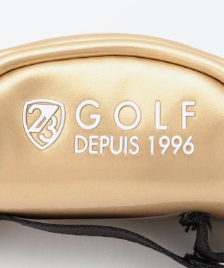 23区GOLF 【WOMEN】エレガントエナメルボールポーチ ゴールド系