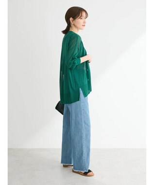 Green Parks さらっと　Ｖネックカーディガン Green