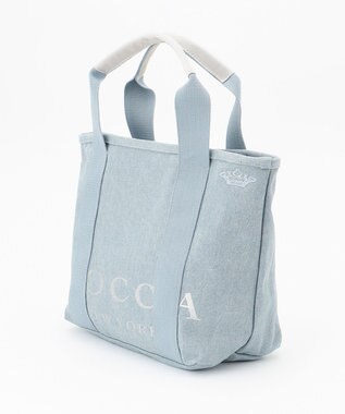 TOCCA 【WEB＆一部店舗限定】BIG TOCCA DENIM TOTE トートバッグ サックスブルー系