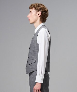 JOSEPH HOMME スプリングウールジャージー   ジレ ライトグレー系