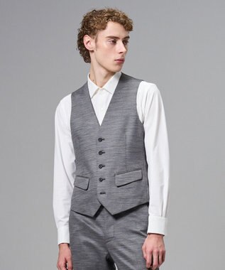 JOSEPH HOMME スプリングウールジャージー   ジレ ライトグレー系