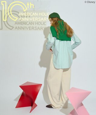 AMERICAN HOLIC 【Mickey&Friends】ボタンダウンシャツ Mint